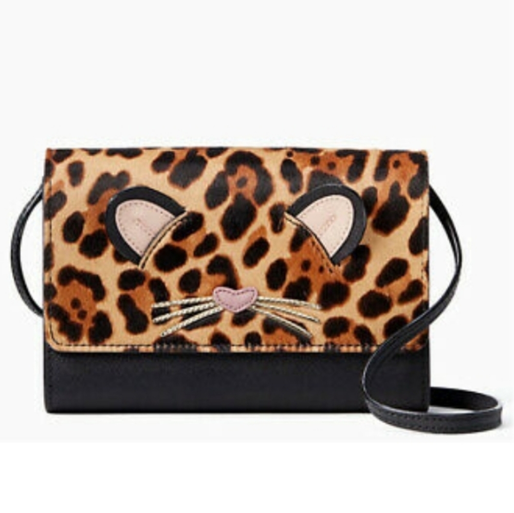 Kate Spade Leopard Summer Run Wild Crossbody Bag